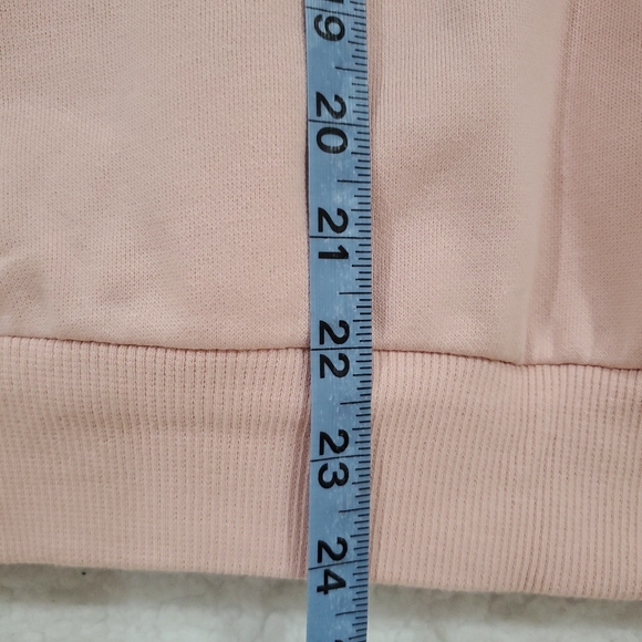 PUMA Women's XLarge Pink Fleece Lined Embroidered Logo Pullover Hoodie. - Picture 9 of 10